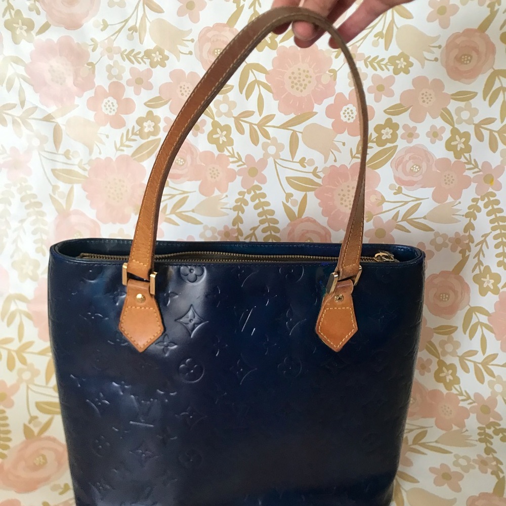 Customize Dyed Louis Vuitton vintage vernis tote